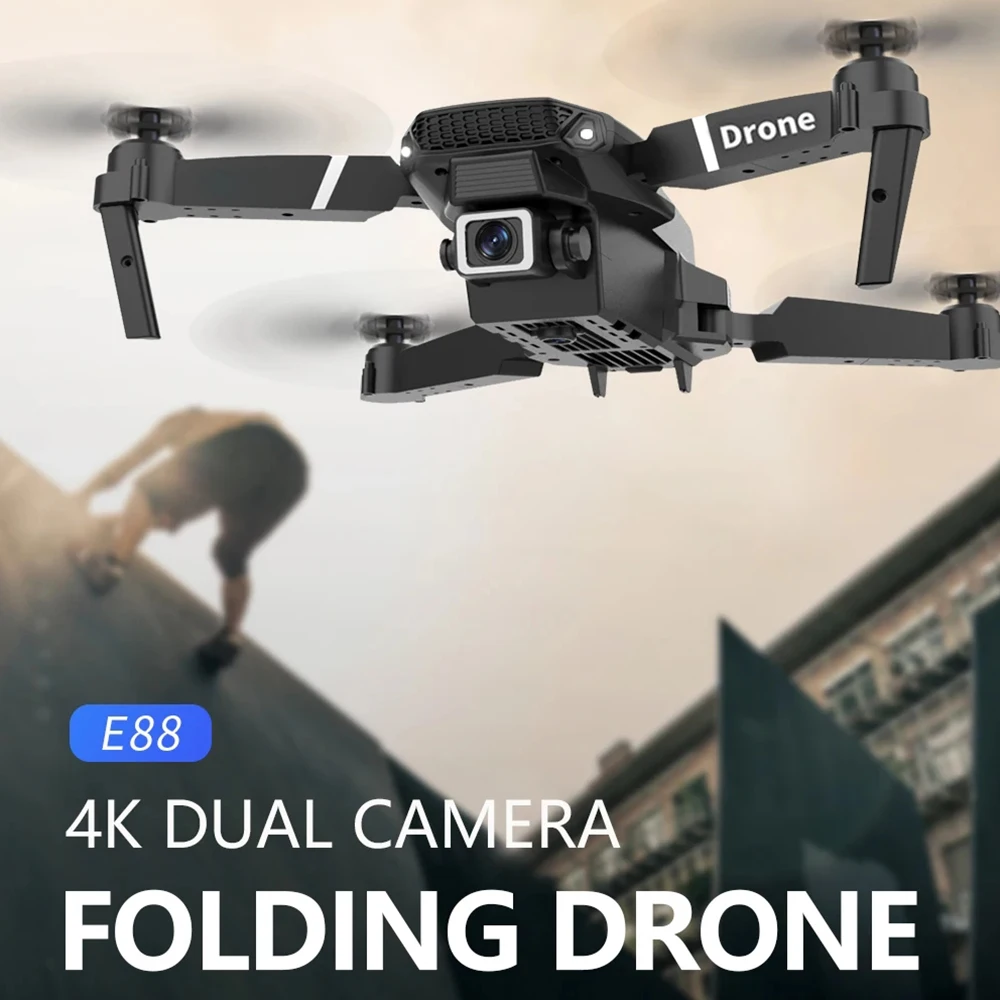 Drone Camera Wide Angle - Professional Drone E88 4K Wide-Angle HD