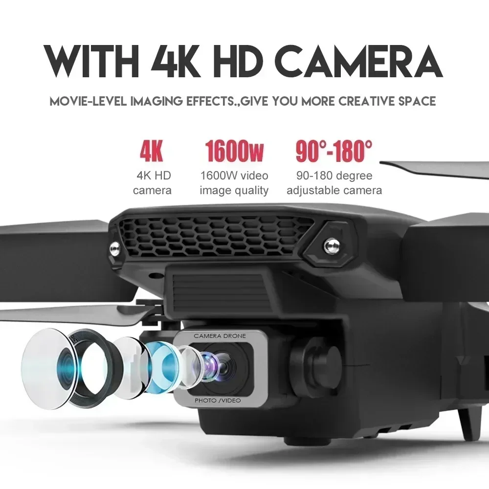 E88 Pro WIFI FPV Drone Wide An - Drone Camera Hd 评论和价格