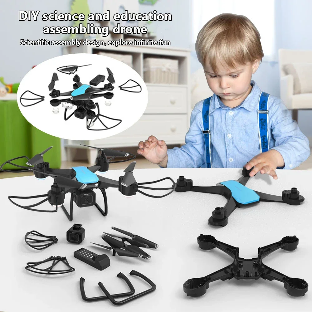JJRC H108 DIY Teaching Assembl - Drone Camera Hd 评论和价格