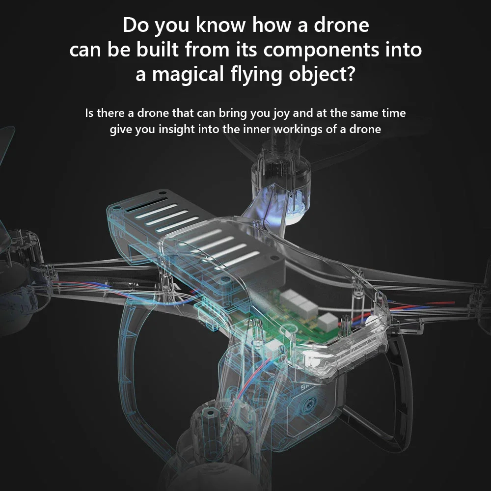 JJRC H108 DIY Teaching Assembl - Drone Camera Hd 评论和价格