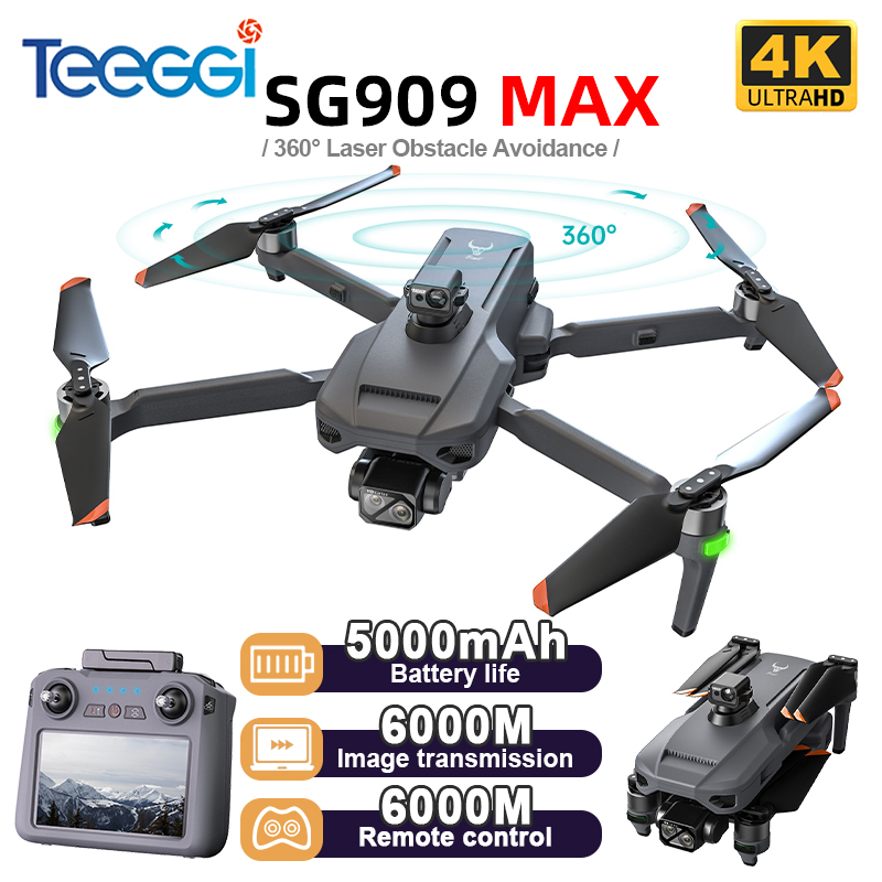 Teeggi SG909 MAX GPS Drone Wit - Drone Camera 4K 评论和价格